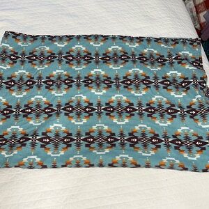 Pendleton Flannel Sheet, Full/Queen aztec nwot 66" w x 92" l
